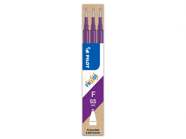 Cartridge 3-Pack Frixion Violet 0.5