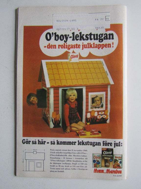 Fantomen 1969 22 Vg+ - 2