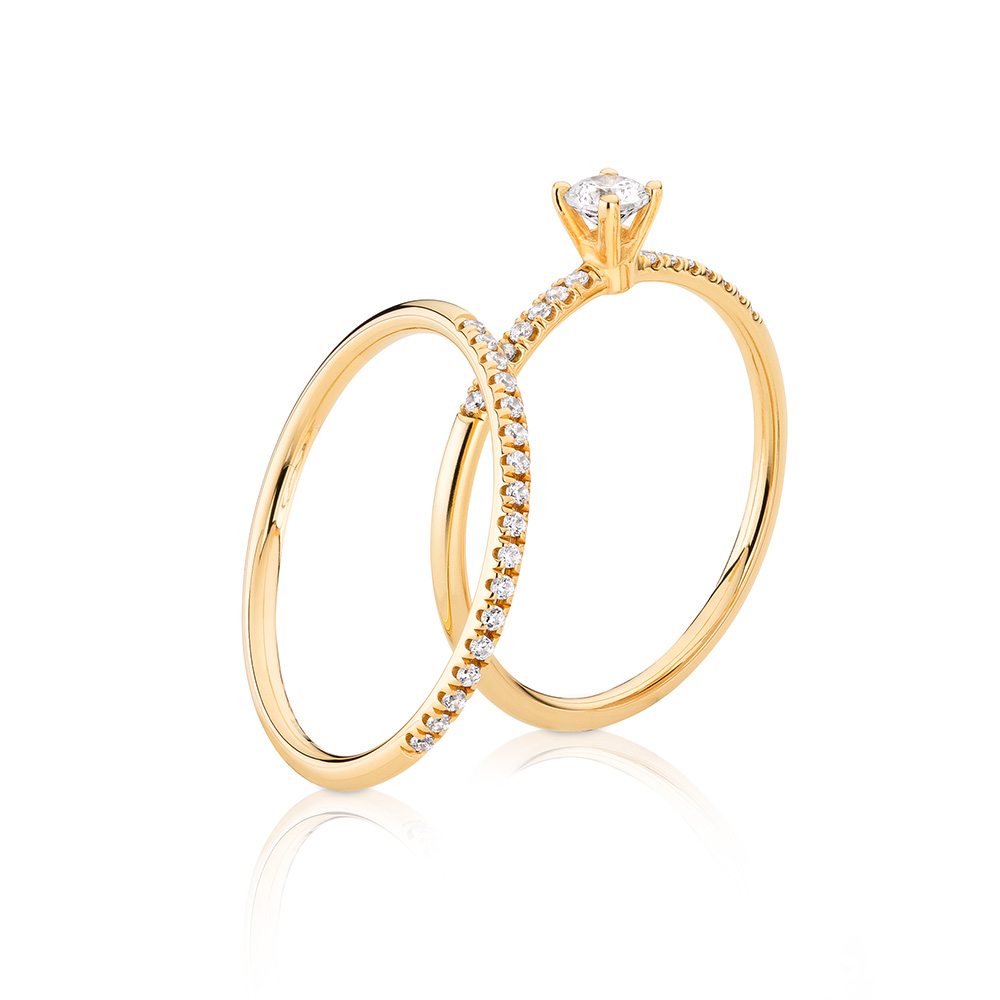 Ring Ofelia diamanter guld 18 karat 