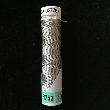 Silk thread Gütermann  R 753  silver grey 8