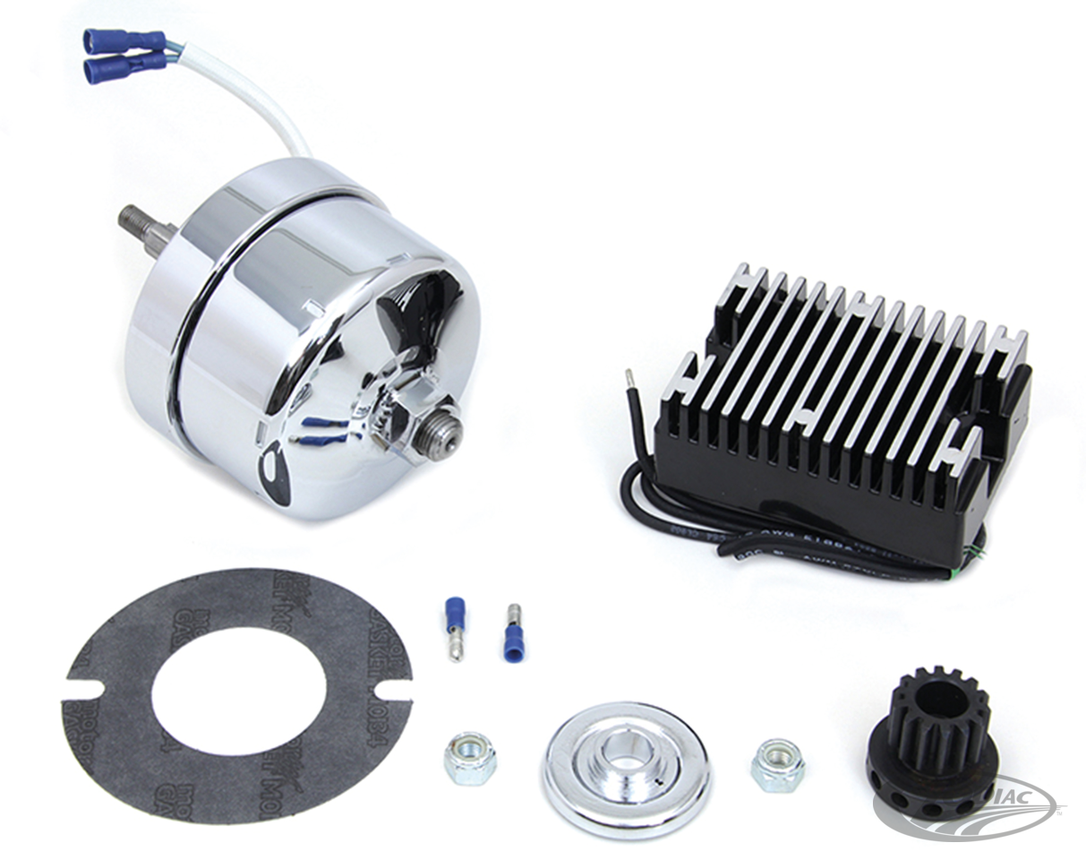Alternator conversion kit 750 sida  37-73 Krom