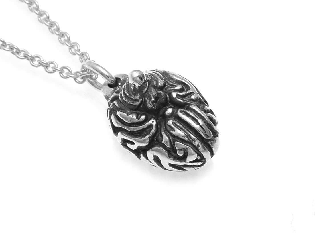 Hjärna Halsband, Anatomi Smycke i Silver - 4