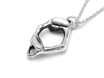 C1 Atlaskota Halsband, Ringkota Smycke i Silver