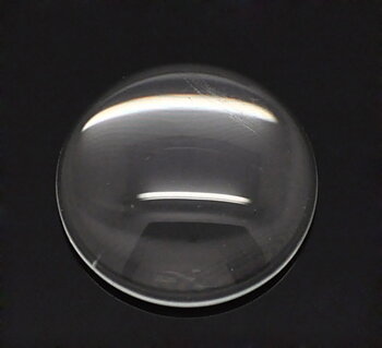 Cabochon i glas - Rund 14 mm
