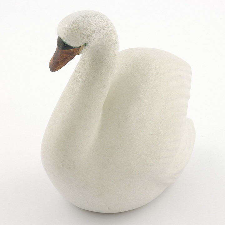 Lisa Larson (Landskapsdjur 1990) Serene Swan 14 cm (1)