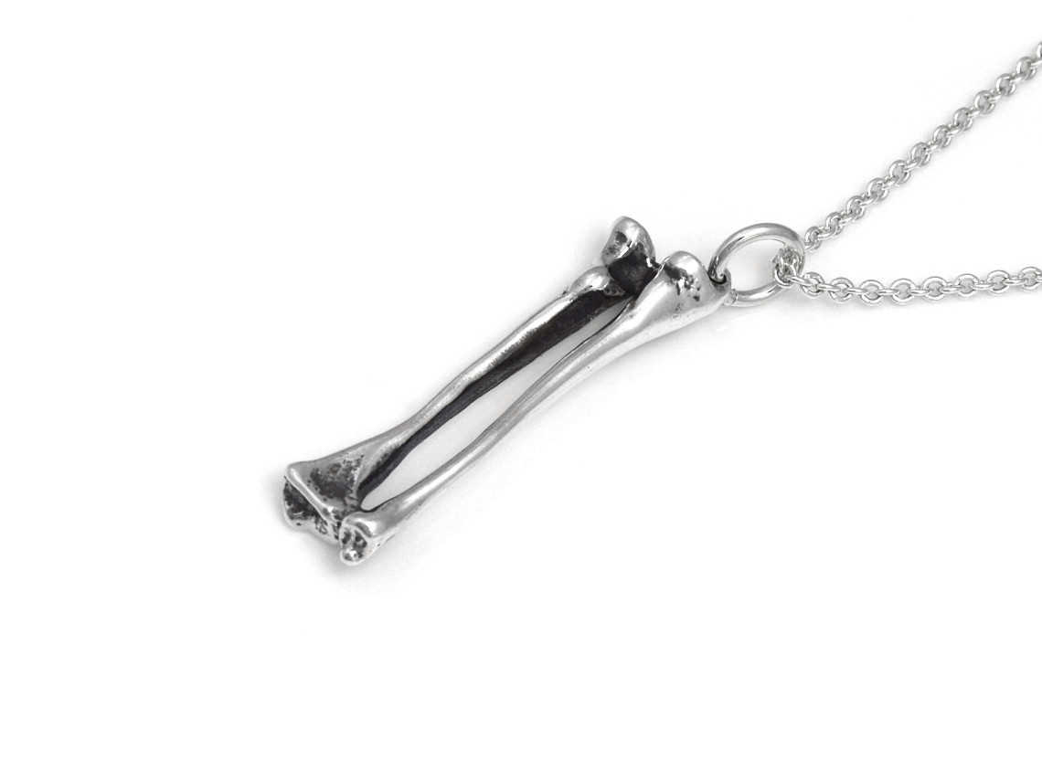 Radius och Ulna Halsband, Anatomi Smycke i Silver - 3