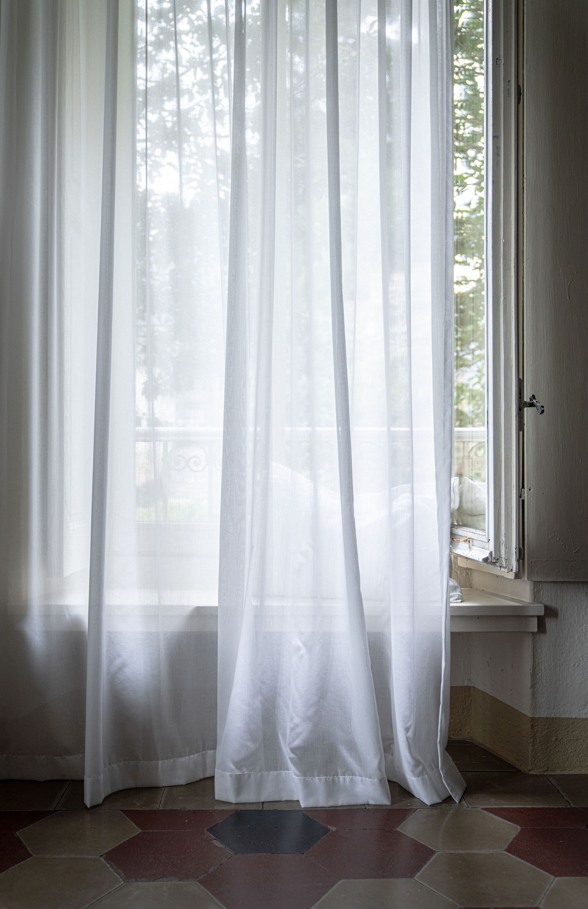 Gardin Grace dubbel bredd Vit  - 8