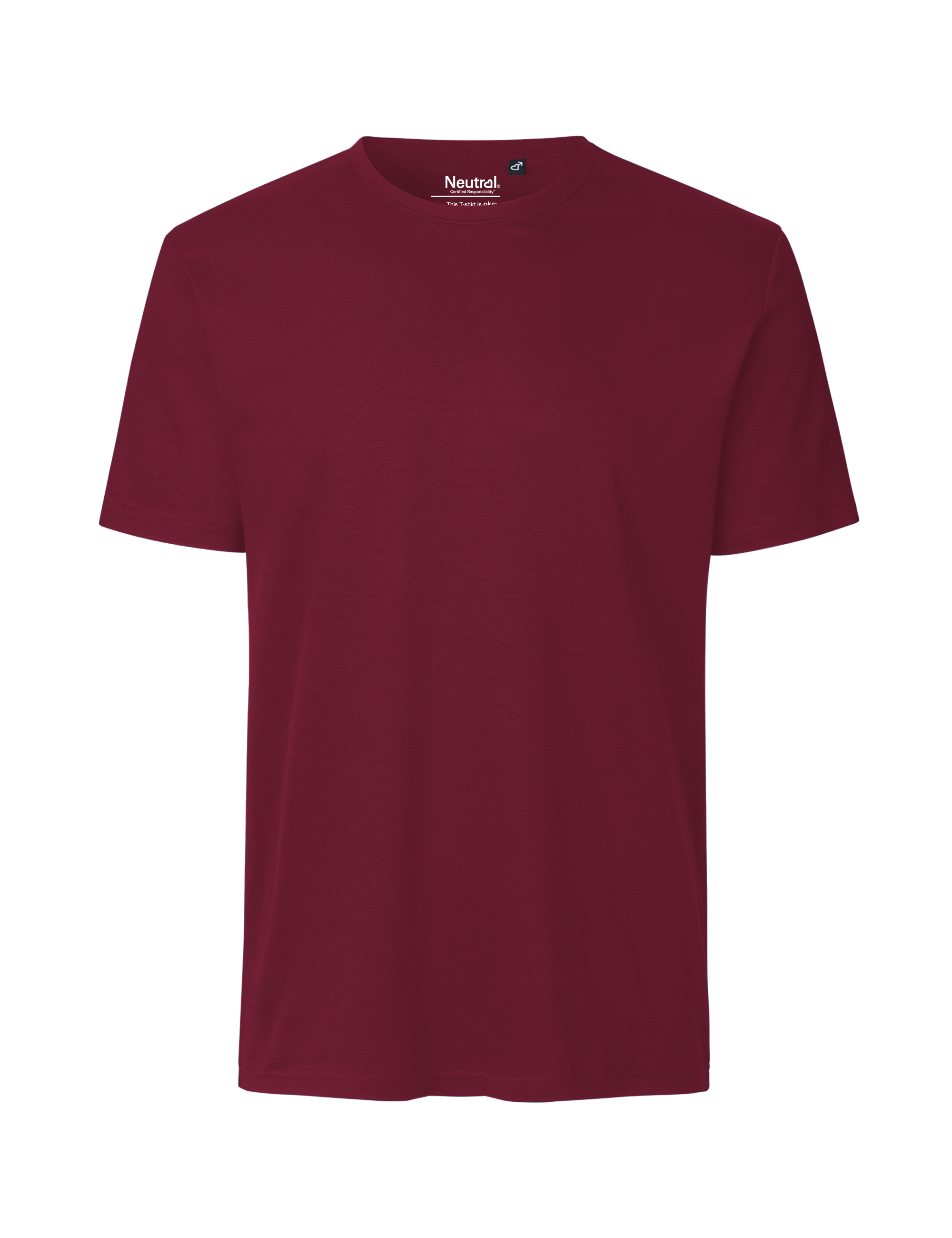 T-shirt Interlock 220 gsm - Herr - Neutral - Fairtrade & EKO GOTS - 6 olika färger - 6