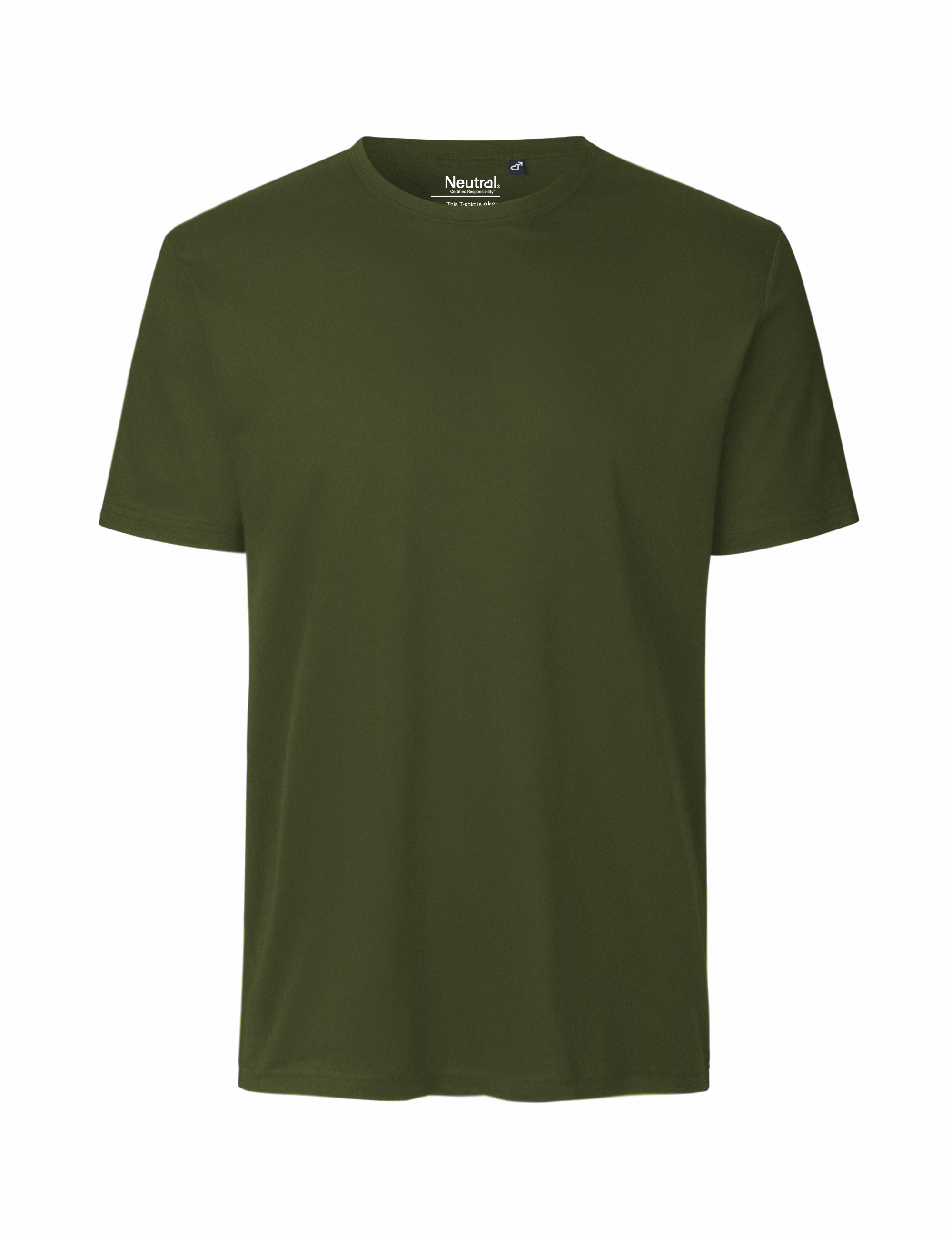 T-shirt Interlock 220 gsm - Herr - Neutral - Fairtrade & EKO GOTS - 6 olika färger - 5