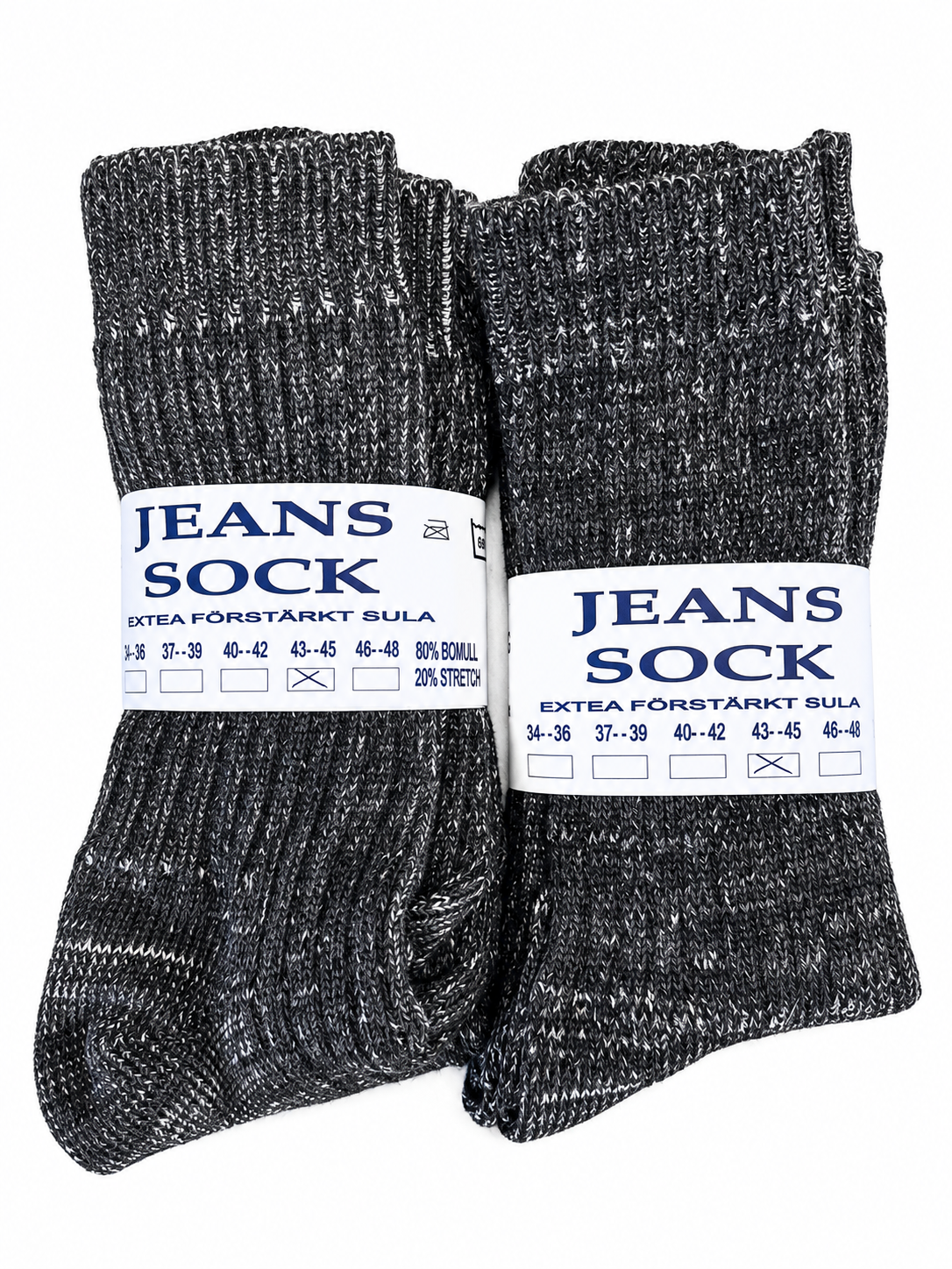 Jeansstrumpor (3-Pack)