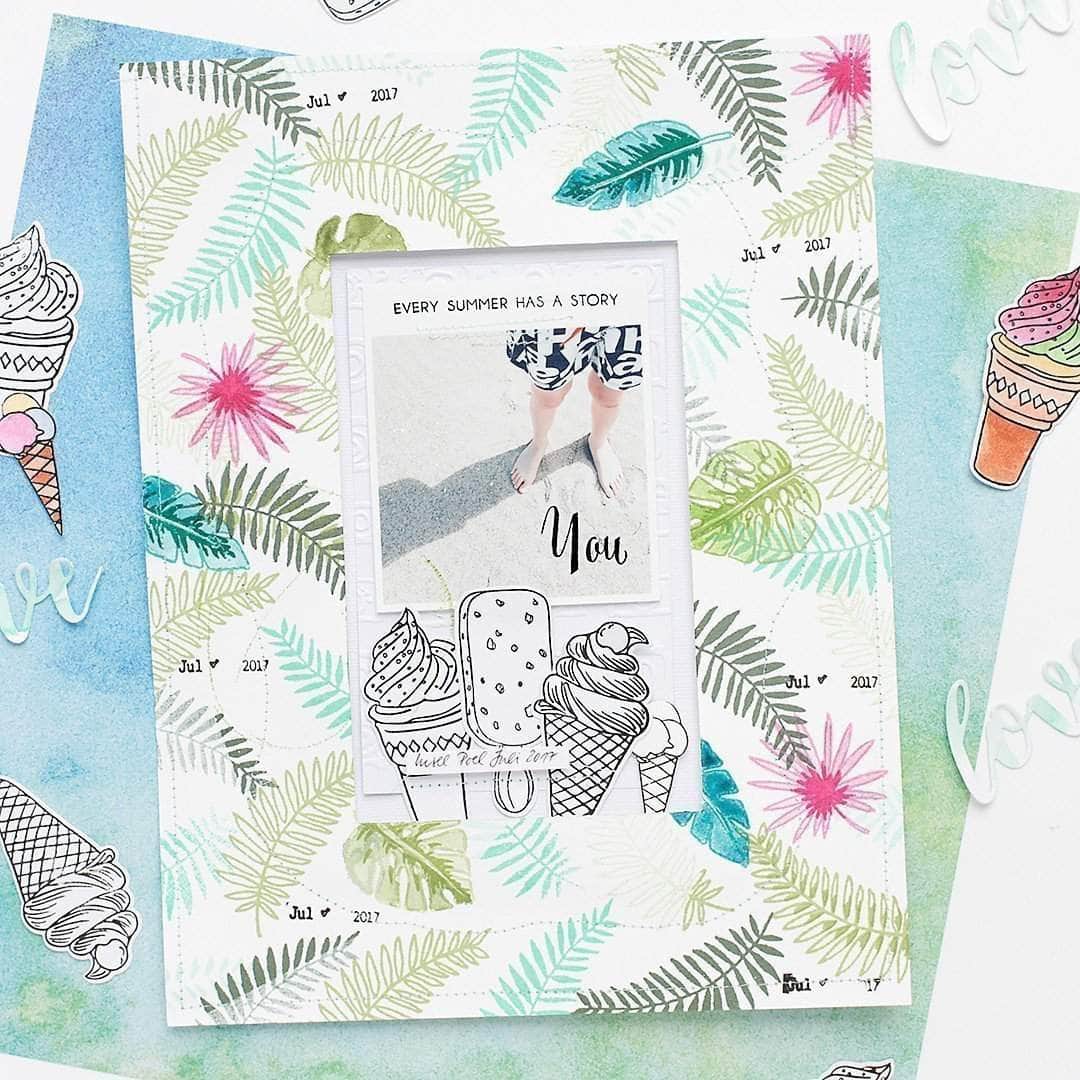 ALTENEW-Summer Swirls Stamp Set  - 7