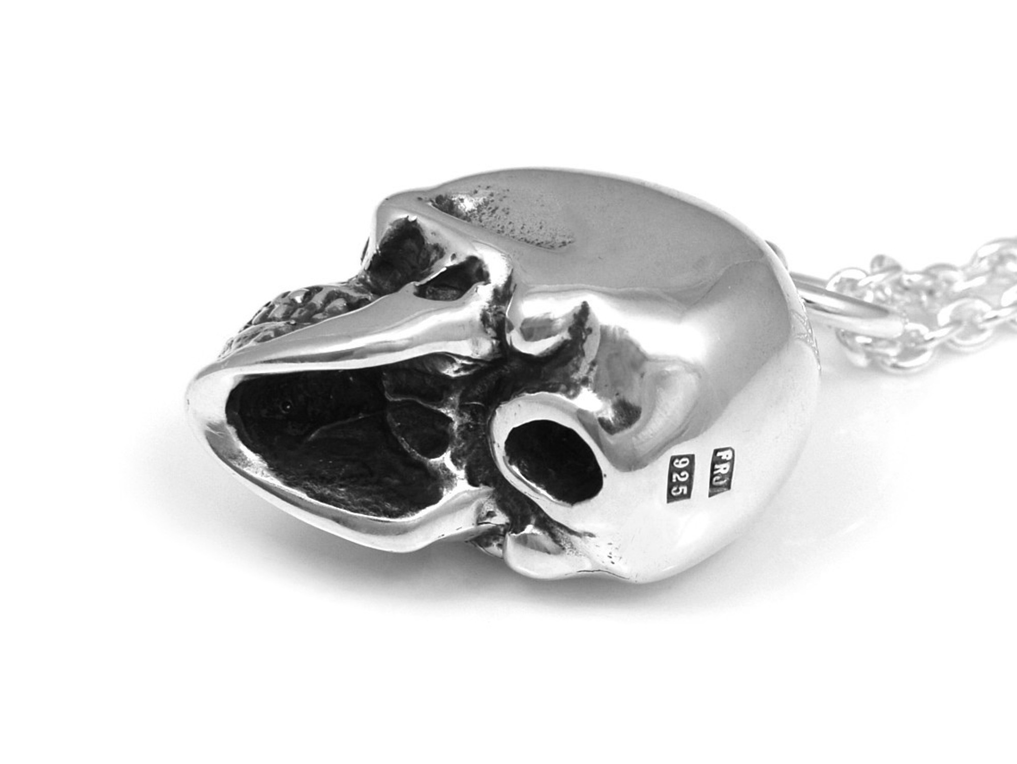 Döskalle Halsband, Rock Smycke i Silver - 3