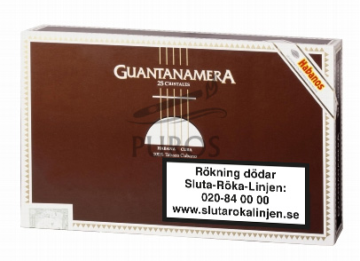 Guantanamera Cristales Tubos Corona Box 25p