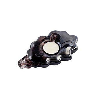 Hoja de roble Votivo Negro