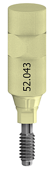 Intraoral Scan abutment NC on implant