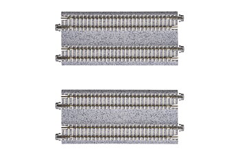 Double Track Straights 124mm, (2 st)