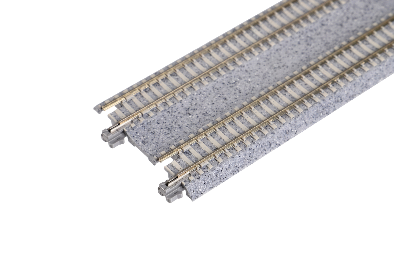 Double Track Straights 124mm, (2 st) - 3