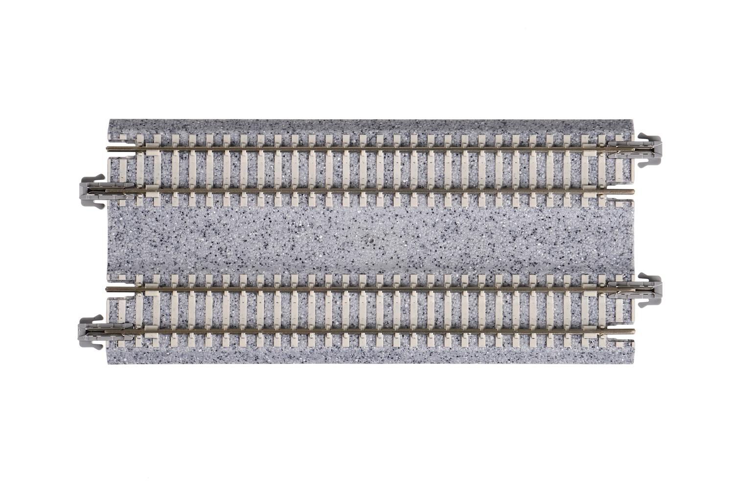 Double Track Straights 124mm, (2 st) - 2