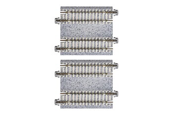 Double Track Straights 62mm, (2 st)