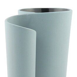 ピア・トルネル Mantelloシリーズ 近代的なグレーの花瓶 Vase 1997年  22cm