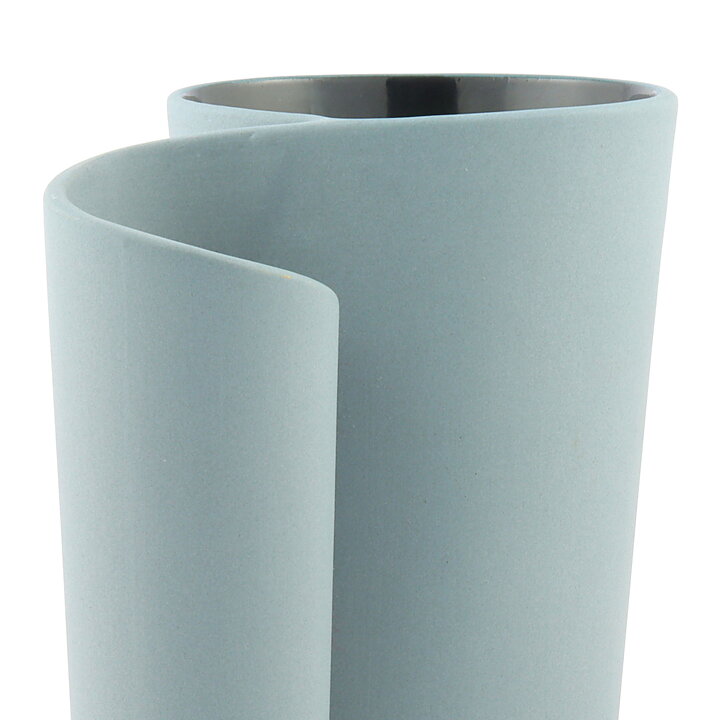 ピア・トルネル Mantelloシリーズ 近代的なグレーの花瓶 Vase 1997年  22cm