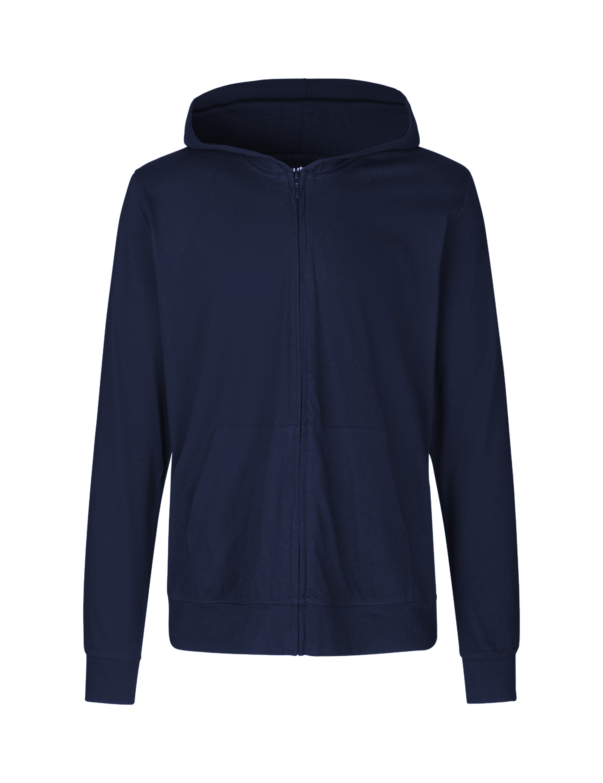 Hoodie Jersey Tunn med dragkedja - Unisex - Neutral - Fairtrade & EKO GOTS - 6 olika färger - 5