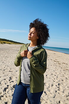 Hoodie Jersey Tunn med dragkedja - Unisex - Neutral - Fairtrade & EKO GOTS - 6 olika färger