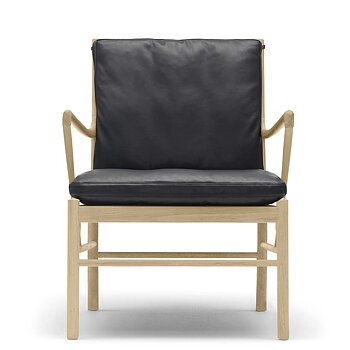 OW149 Colonial Fåtölj Läder (flera val) - Carl Hansen & Søn