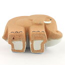 Lisa Larson (Noaks Ark 1978) Enchanting Elephant Couple 10 cm