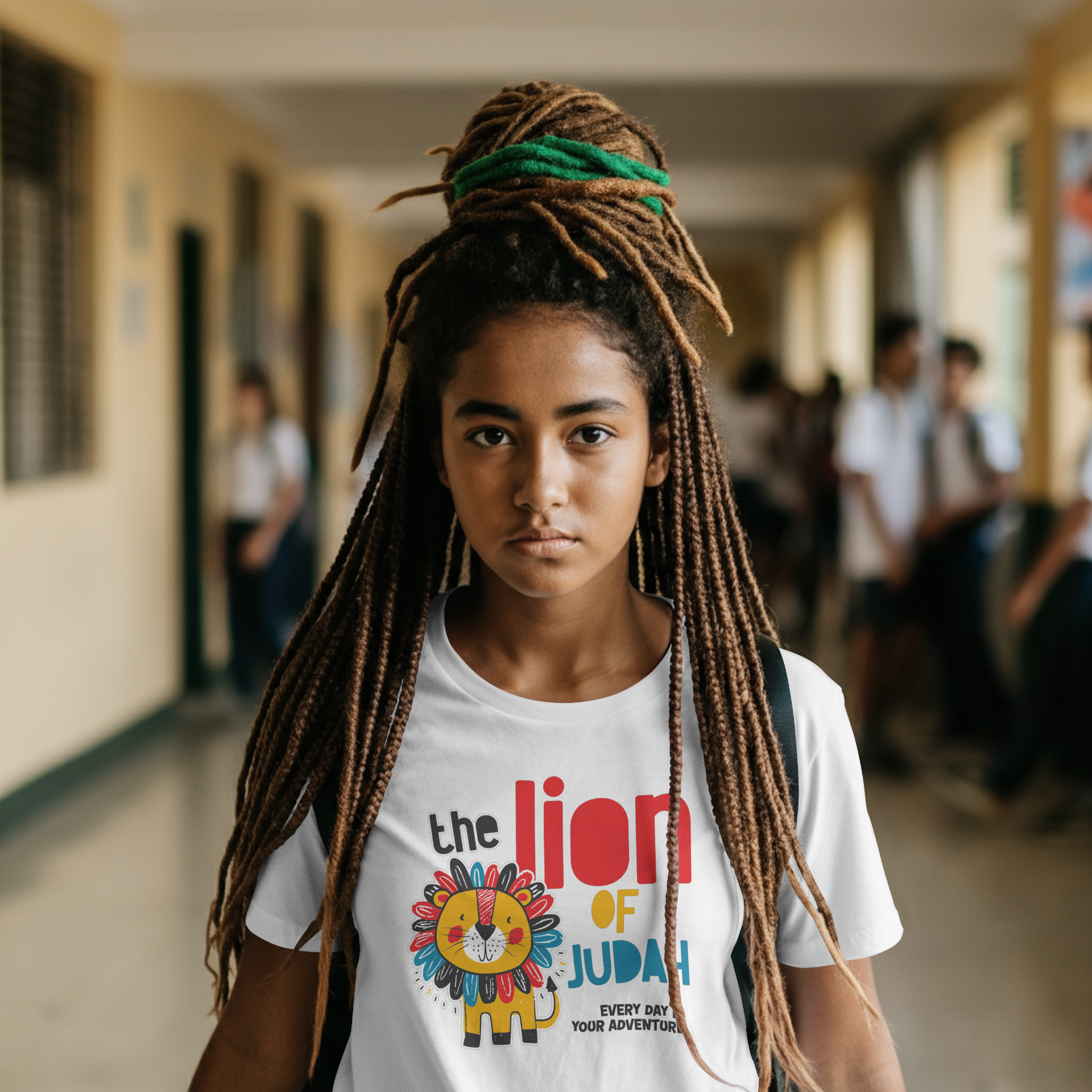 The Lion Of Judah Kids T-shirt White