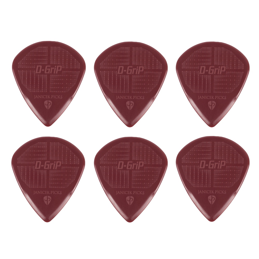 D-GRIP Premium JAZZ B Nylon Picks (6-Pack) - 5