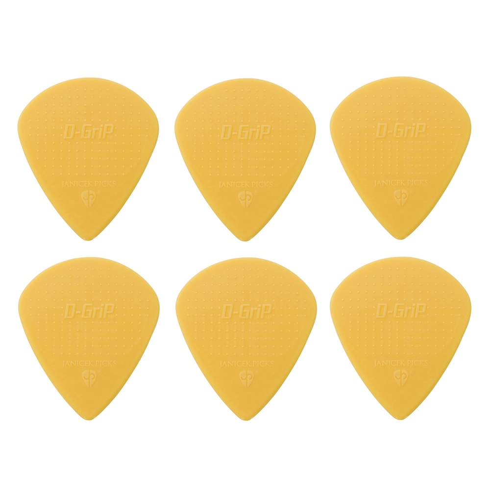 D-GRIP Premium JAZZ B Nylon Picks (6-Pack)