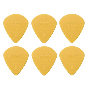 D-GRIP Premium JAZZ B Nylon Picks (6-Pack)