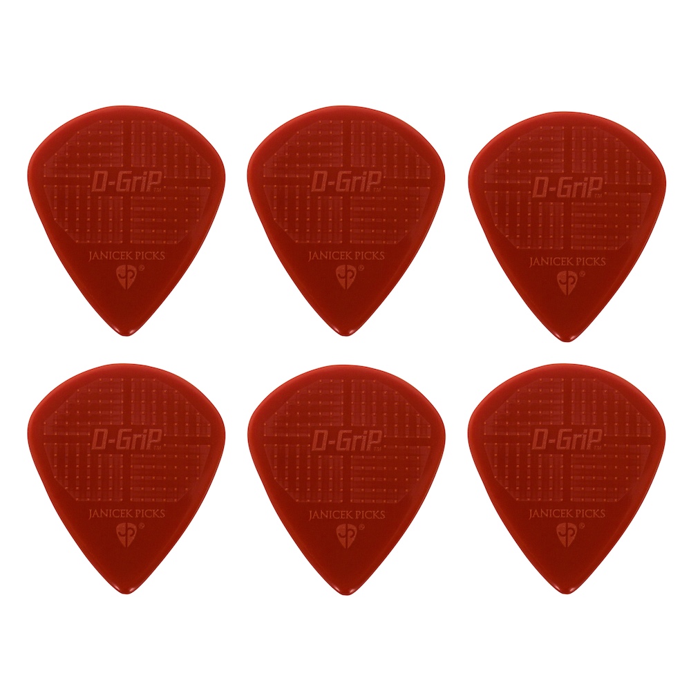 D-GRIP Premium JAZZ B Nylon Picks (6-Pack) - 4