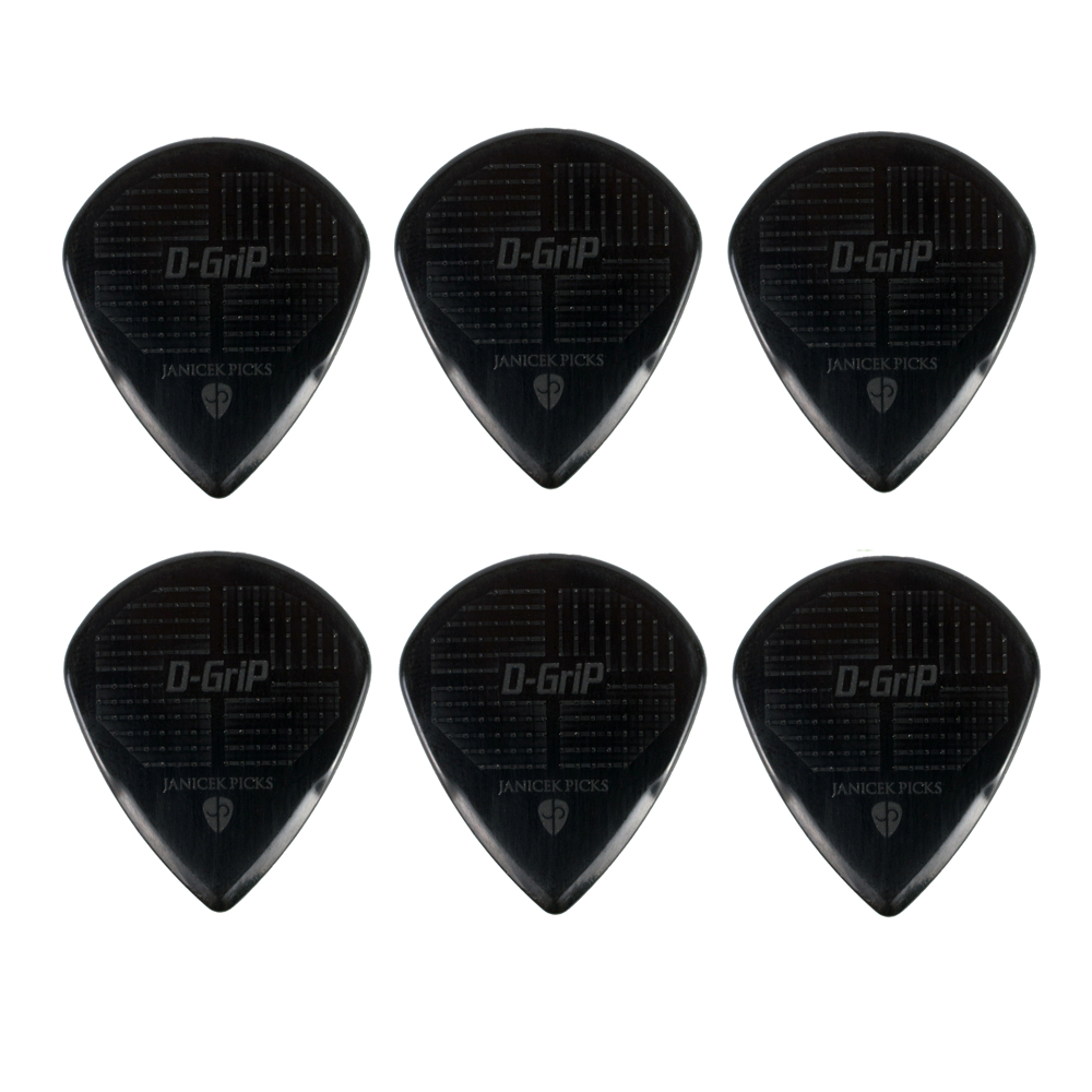 D-GRIP Premium JAZZ C Nylon Picks (6-Pack) - 5