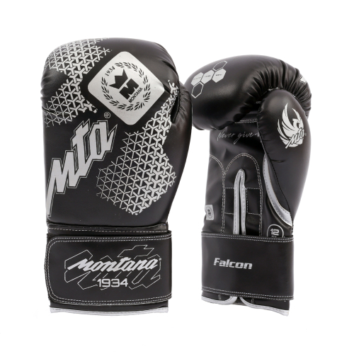 Montana Boxglove Falcon/Hawk Kids, Black 8 oz