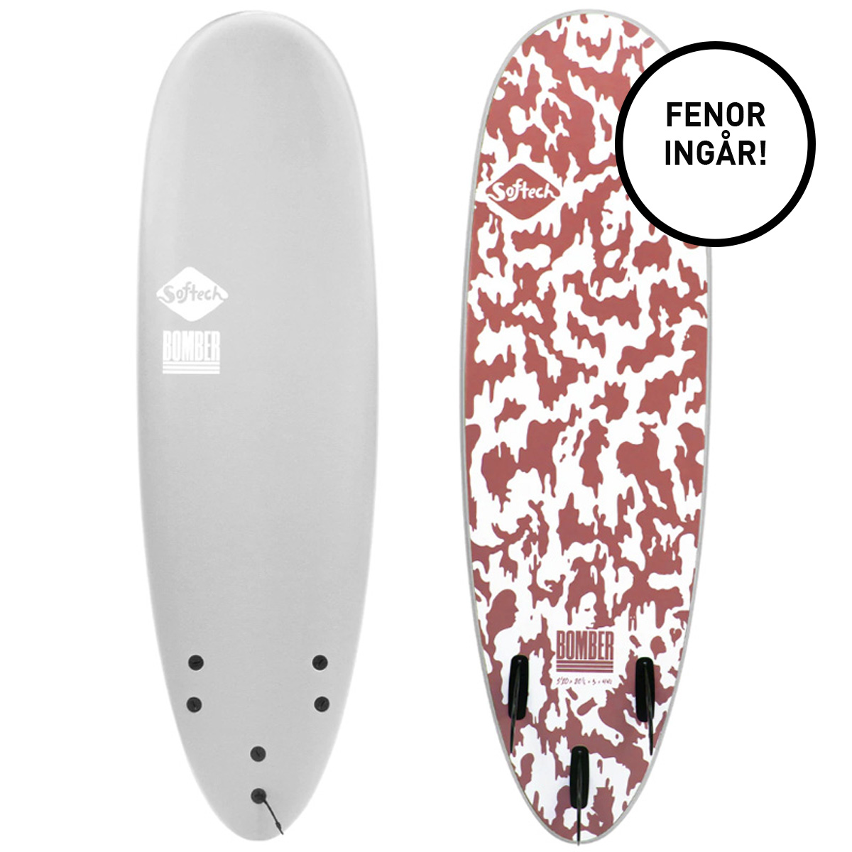 Softech vågsurfingbräda Bomber softb. - 3