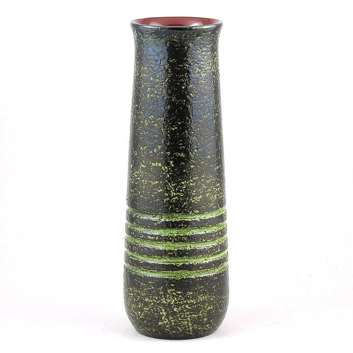 イングリッド・アッターボリ　Vesuvシリーズ パワフルな緑の花瓶 Vase 1960年