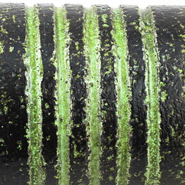 Ingrid Atterberg (Vesuv 1960) Green Tall Vase with Circular Relief 26 cm