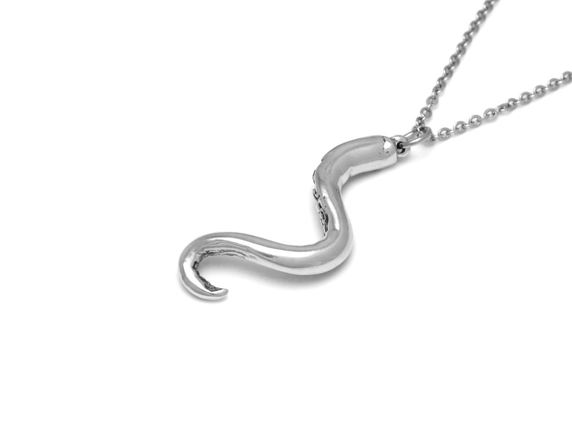 Bläckfisktentakel Halsband, Bläckfisk Smycke i Tenn - 5