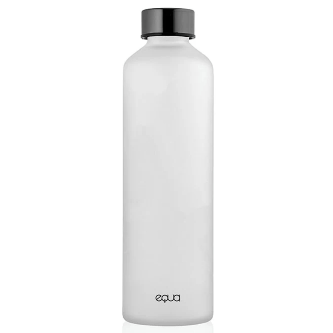 Vattenflaska glas 750ml Black Velvet Edition - EQUA