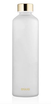 Vandflaske glas 750ml White Velvet Edition - EQUA