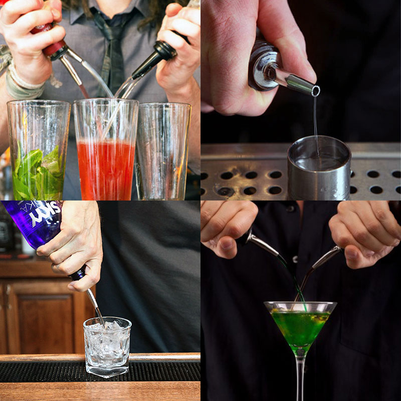 Blandar drinkar med droppkork
