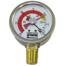 Racor Manometer, vakum (monteras i botten) - (art. nr. RK19669)