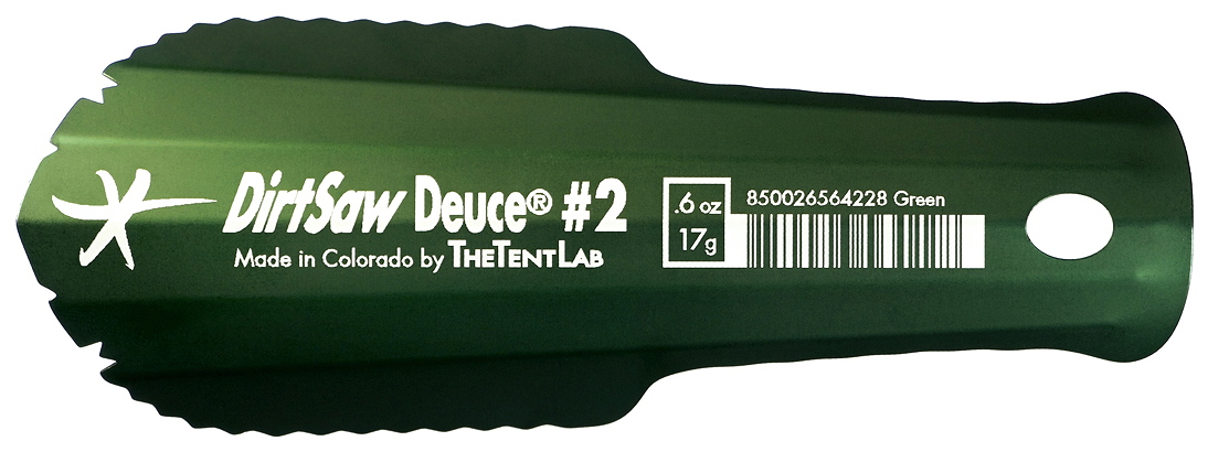 The Deuce DirtSaw #2 Ultralight backcountry trowel - 7