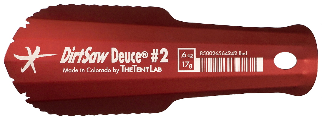 The Deuce DirtSaw #2 Ultralight backcountry trowel - 11