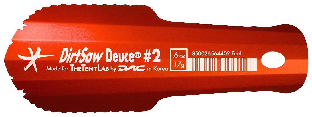 The Deuce DirtSaw #2 Ultralight backcountry trowel - 2