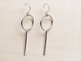 Långa örhängen sterling