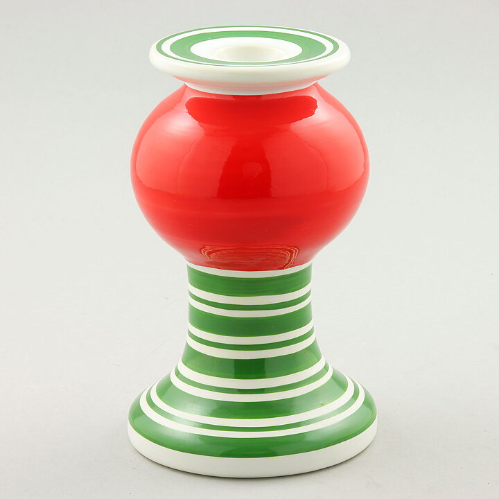 リサラーソン 赤と緑のキャンドルホルダー Candleholder 1996年  13cm (3)