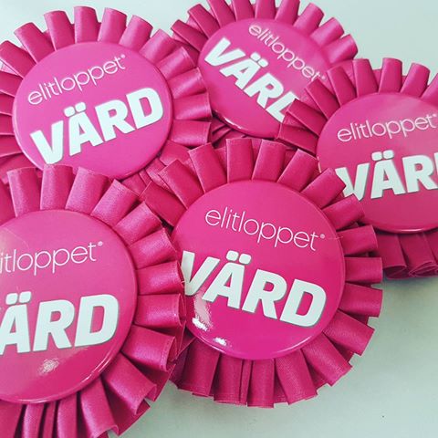 Werbebutton, Event-Rosette mit Druck - 2
